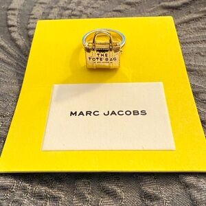 Marc Jacobs Gold Tote Bag Ring